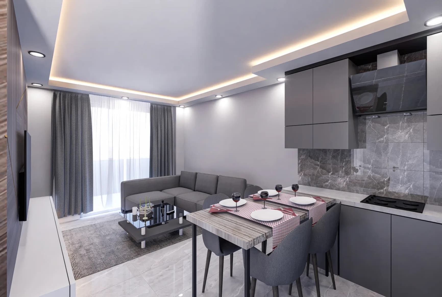 ANTALYA'DA PROJEDEN SATILIK 2+1