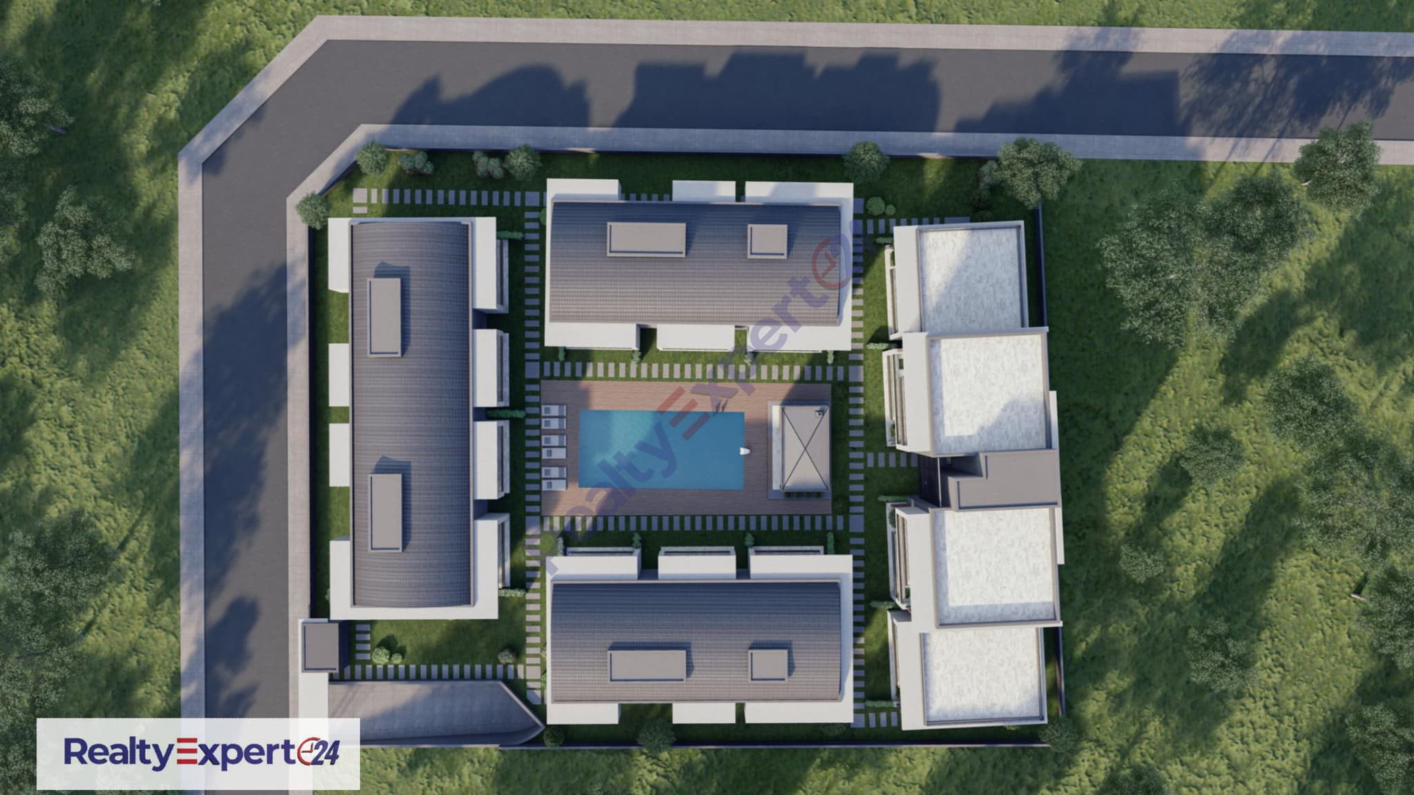 REALTY EXPERT24 TEN AKSU GÜZELYURT DA PROJEDEN LÜKS VİLLALAR