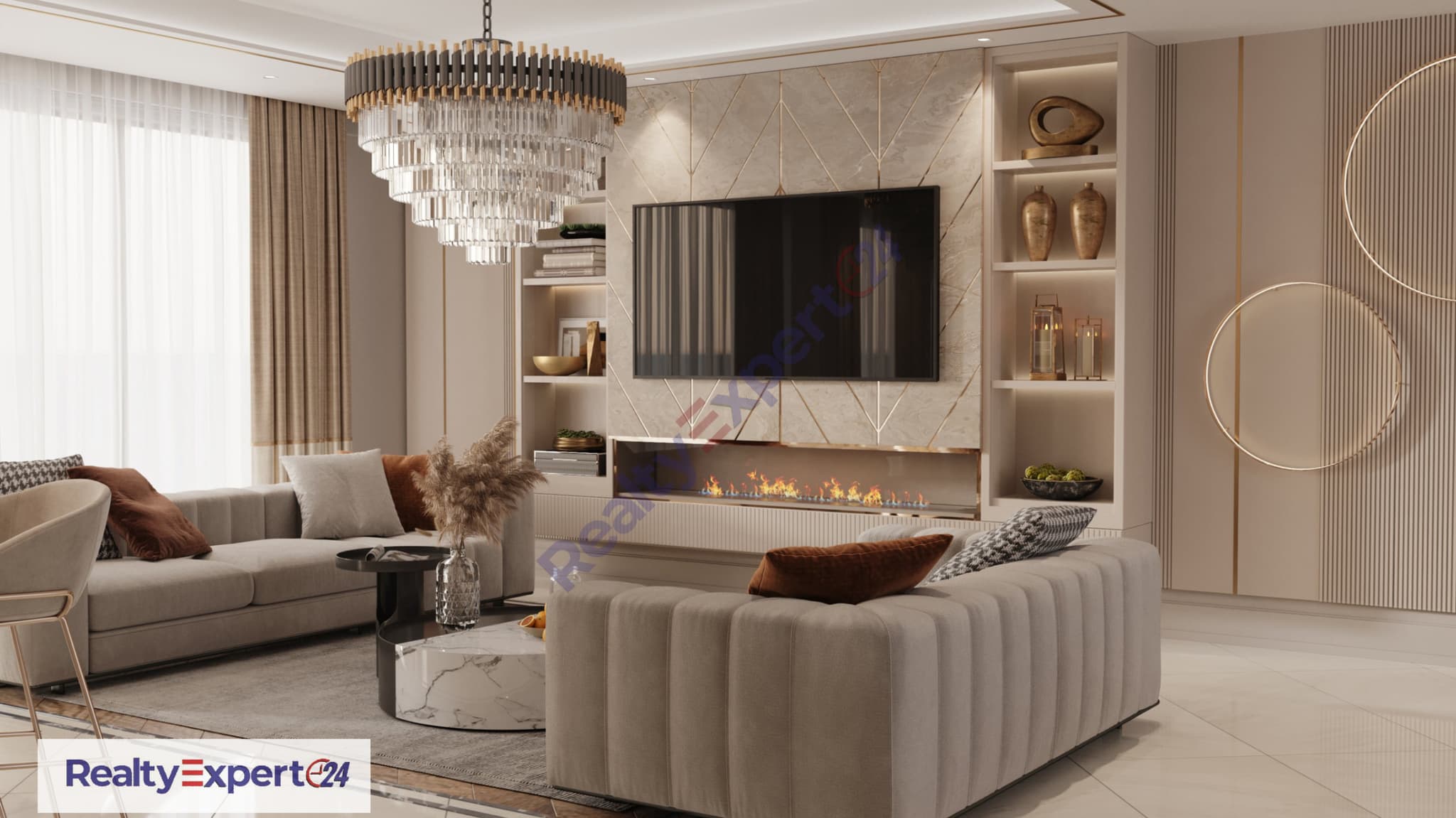REALTY EXPERT24 TEN AKSU GÜZELYURT DA PROJEDEN LÜKS VİLLALAR