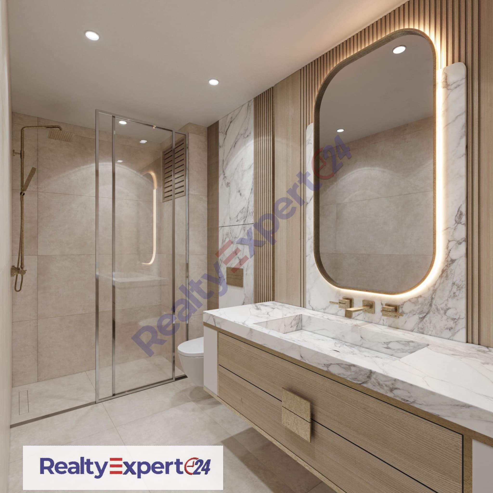 REALTY EXPERT24 TEN AKSU GÜZELYURT DA PROJEDEN LÜKS VİLLALAR
